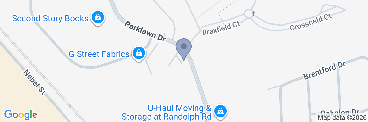 Map showing facility locations