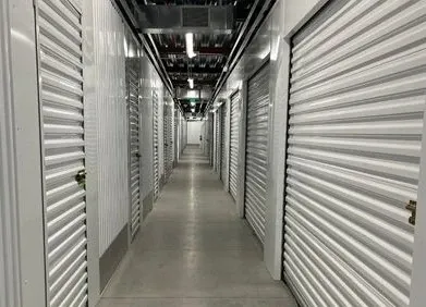 Climate-controlled storage units with a secure interior environment.