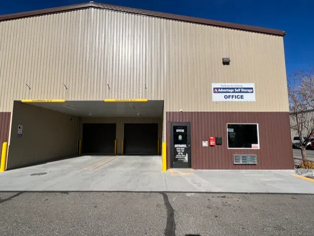 Main covered loading area at the Grand Junction storage facility