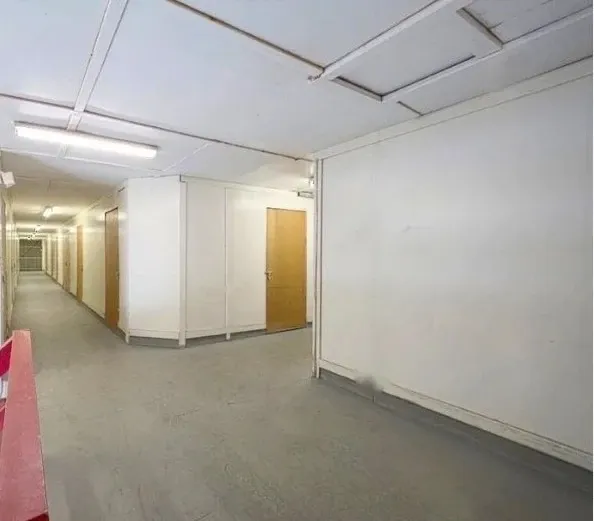 Inside of storage building hallway