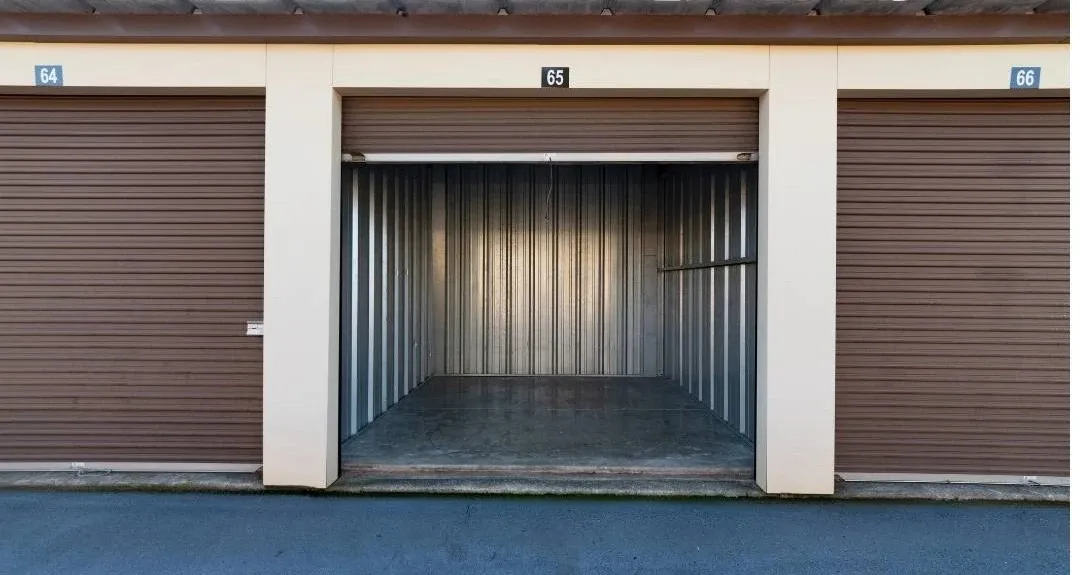 10x10 drive-up storage unit at the Marion Quimby facility