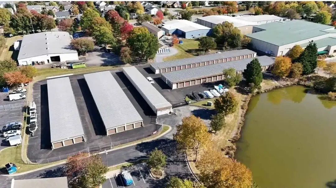 Overall view of the Marion Quimby self-storage facility