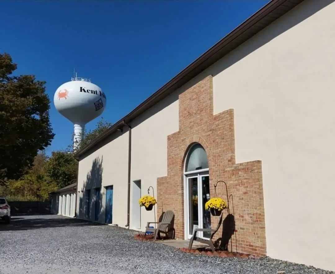 Front entrance to storage facility.