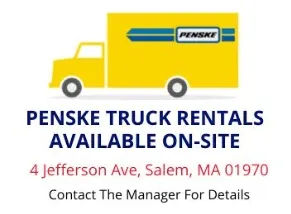 Salem Penske truck rentals on site logo