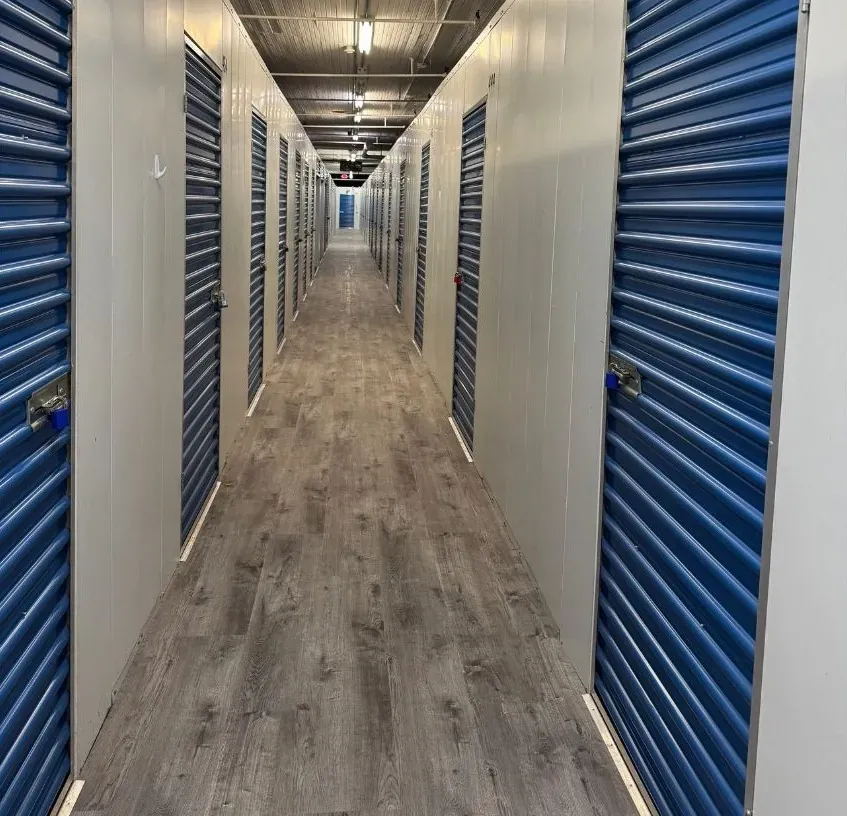 Small storage units inside the facility, ideal for compact items